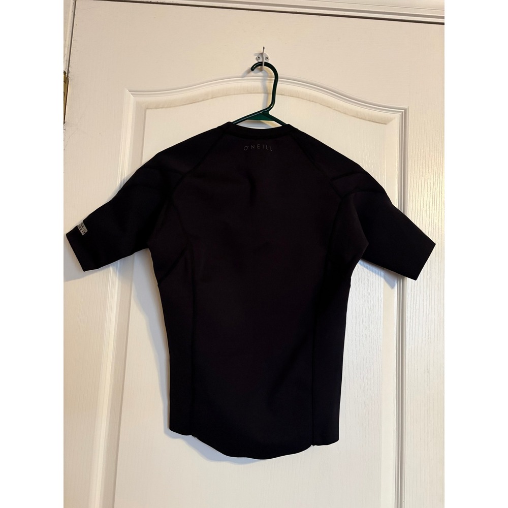 O'Neill Reactor II 1.5mm Short Sleeve Wetsuit Top Black Mens Small 5081 Beach